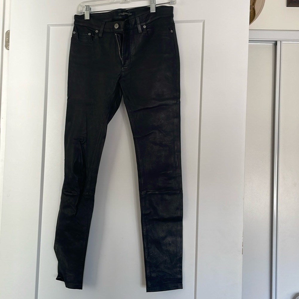 Vintage All Saints leather pants
